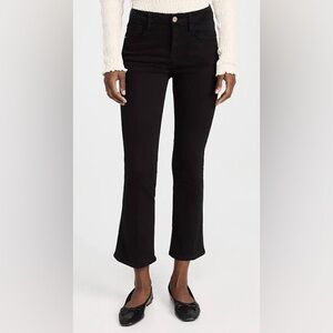 Frame Le Crop Mini Boot  Black Women's Jeans